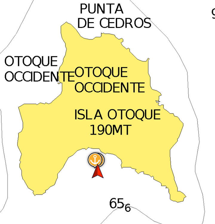 Otoque island shape